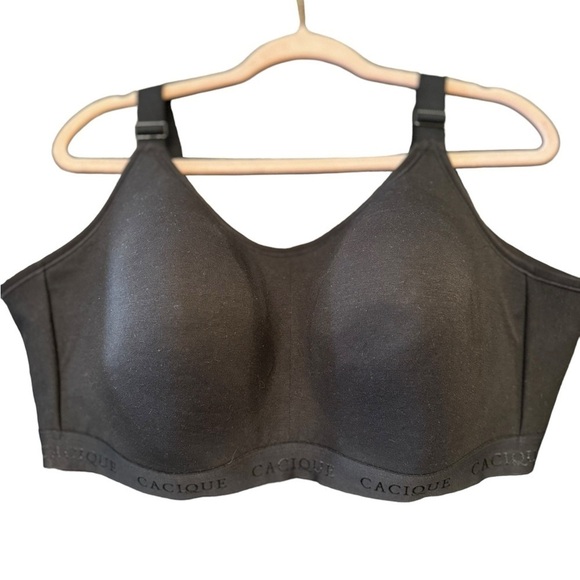 Cacique Cotton Lightly Lined No Wire Scoop - Picture 4 of 8